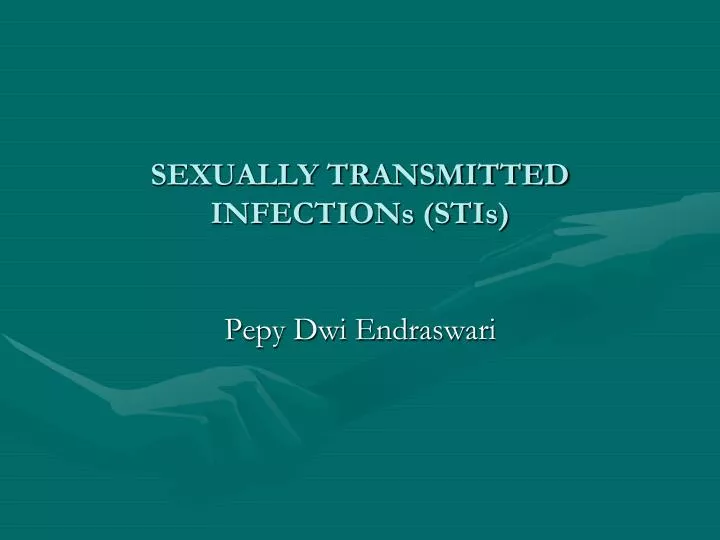 sexually transmitted infections stis