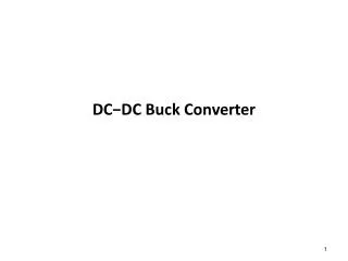 DC?DC Buck Converter