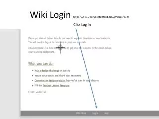 Wiki Login 02-610-server.stanford/groups/k12/