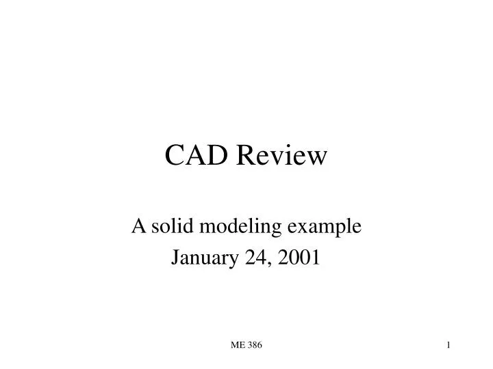 cad review