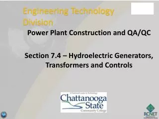 Power Plant Construction and QA/QC