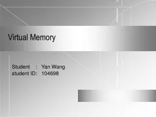 virtual memory