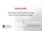 Horizon 2020 - slide 1