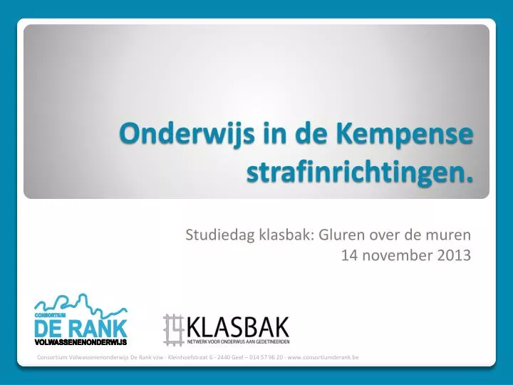 onderwijs in de kempense strafinrichtingen