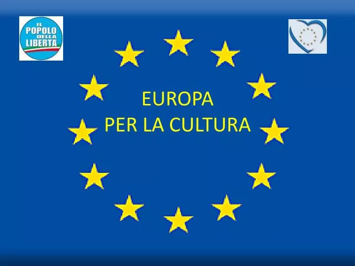 europa per la cultura