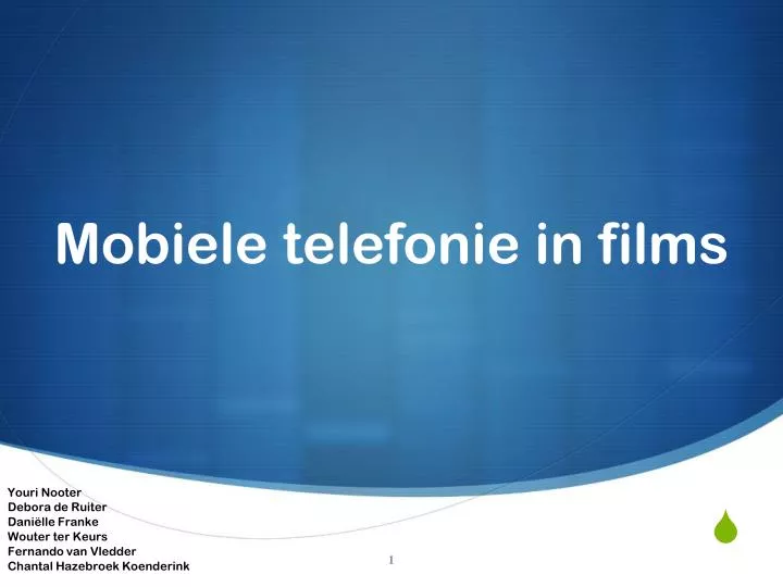 mobiele telefonie in films