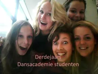 derdejaars dansacademie studenten