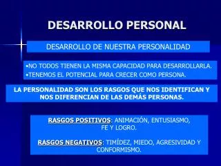 desarrollo personal