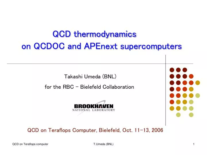 qcd thermodynamics on qcdoc and apenext supercomputers