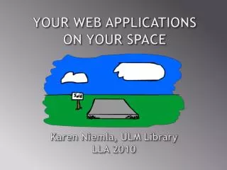 Karen Niemla, ULM Library LLA 2010