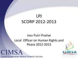 LPJ SCORP 2012-2013