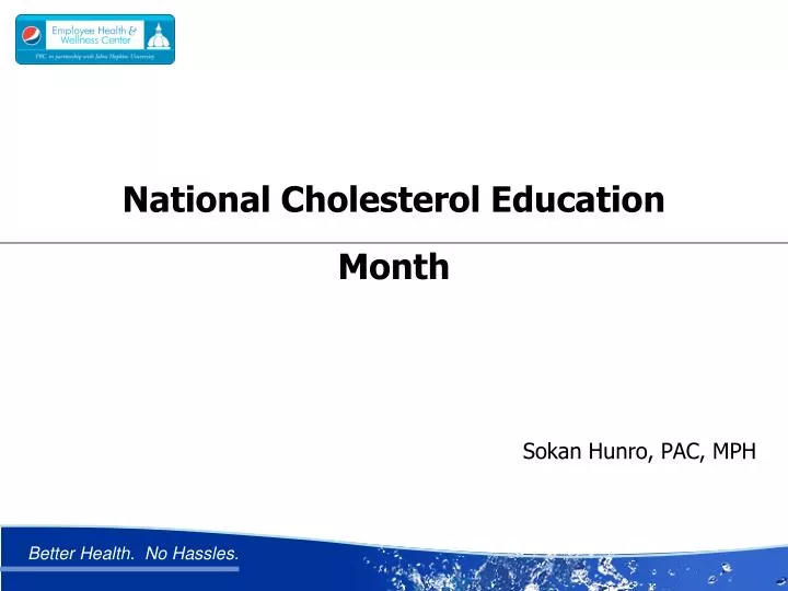 national cholesterol education month