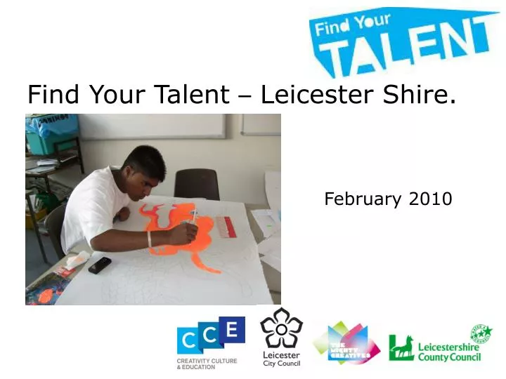 find your talent leicester shire