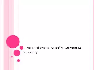 hareketl varliklari g zleml yorum