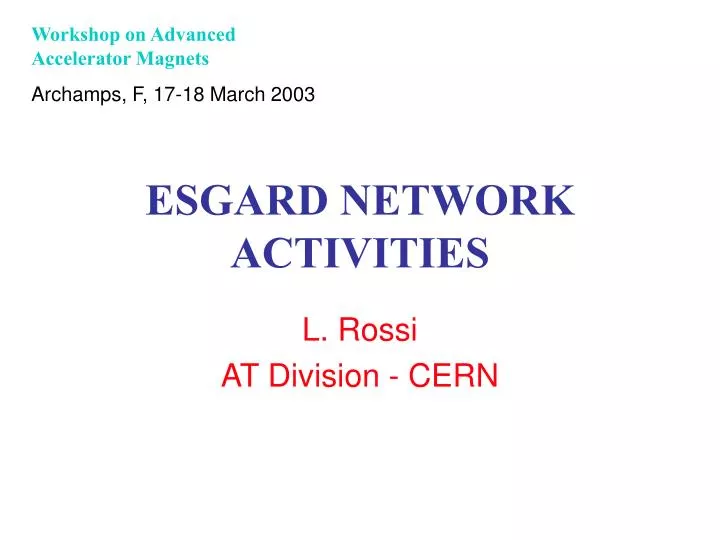 esgard network activities