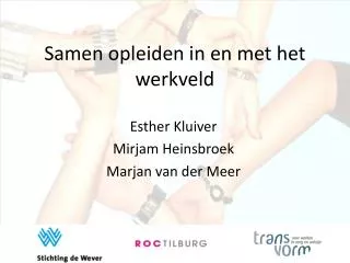 samen opleiden in en met het werkveld