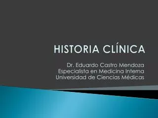 historia cl nica