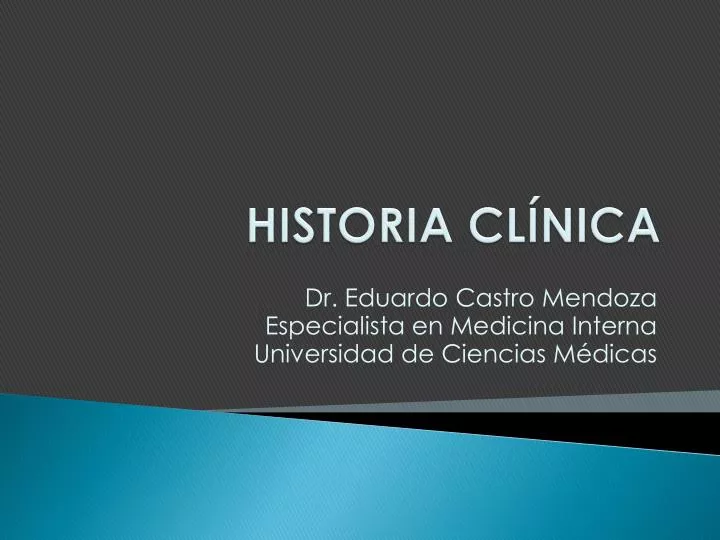 historia cl nica