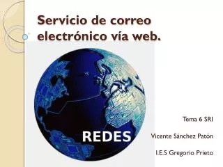 servicio de correo electr nico v a web