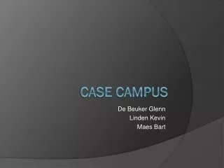 de beuker glenn linden kevin maes bart