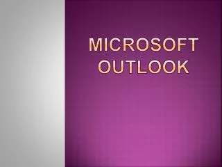 microsoft outlook