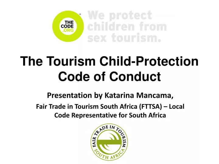 the tourism child protection code of conduct