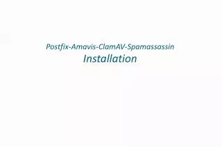 postfix amavis clamav spamassassin installation