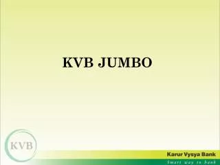 KVB JUMBO