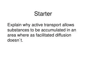 starter