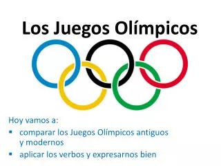 los juegos ol mpicos