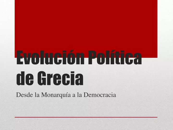 evoluci n pol tica de grecia