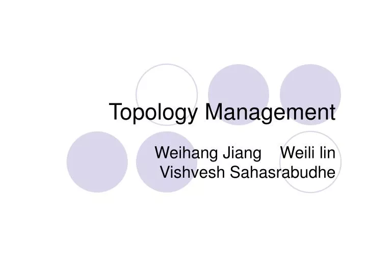 topology management