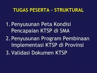 tugas peserta struktural