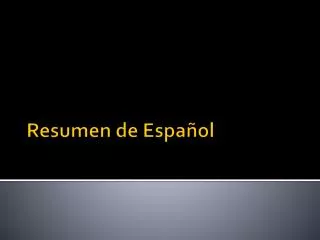 resumen de espa ol