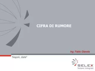 cifra di rumore