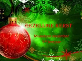 gezellige kerst