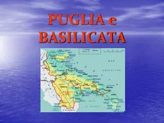 puglia e basilicata