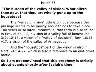 Isaiah 22