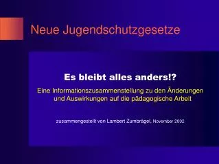 neue jugendschutzgesetze
