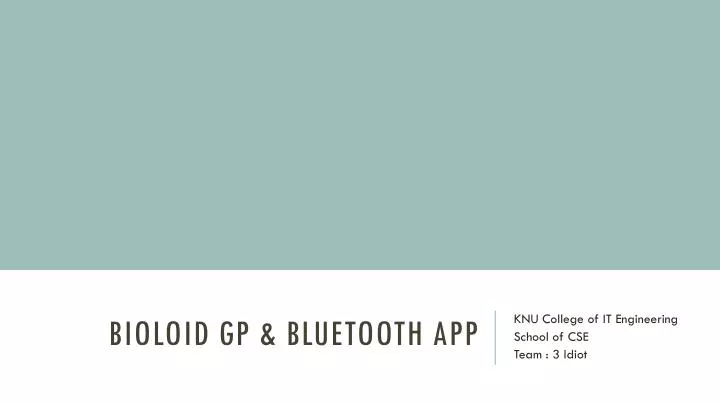 bioloid gp bluetooth app