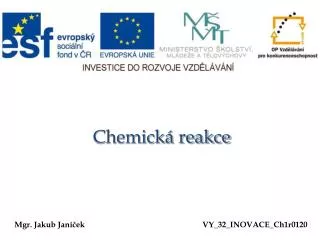 chemick reakce