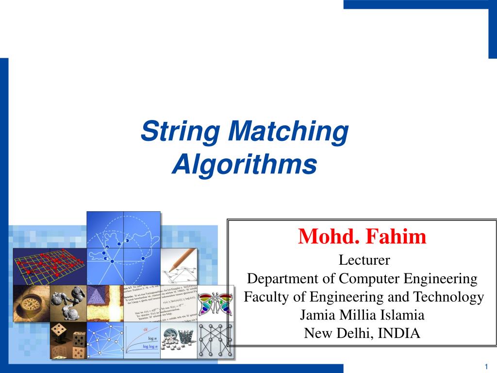 PPT - String Matching Algorithms PowerPoint Presentation, free download ...