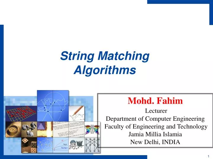 string matching algorithms
