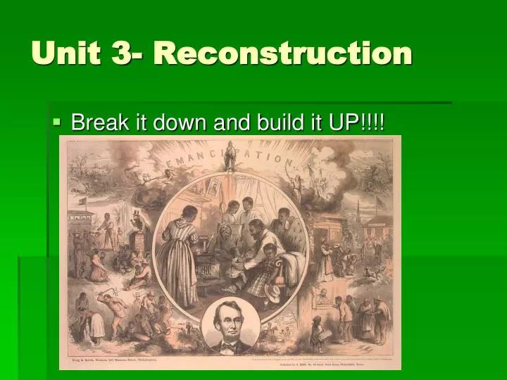 unit 3 reconstruction