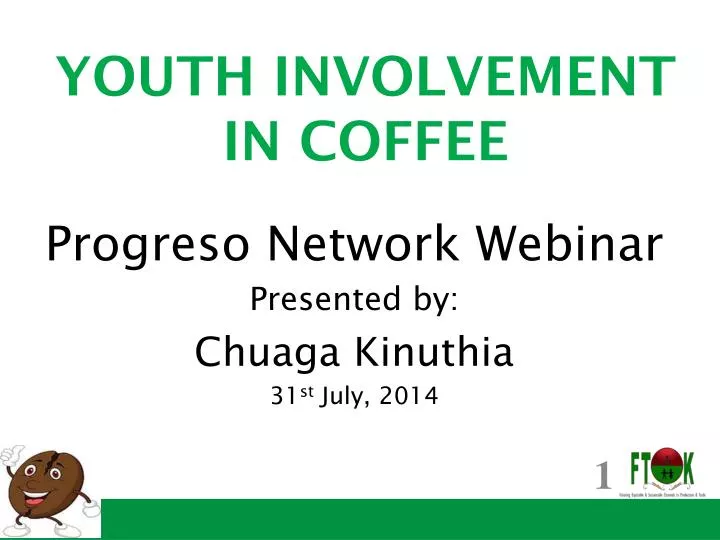 youth involvement in coffee