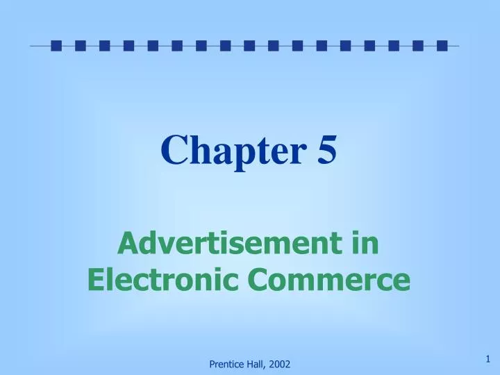 chapter 5 advertisement in electronic commerce