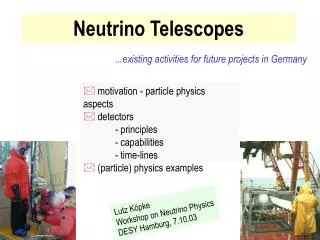 Neutrino Telescopes