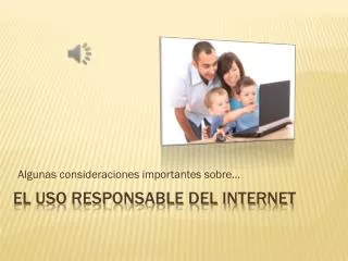 algunas consideraciones importantes sobre