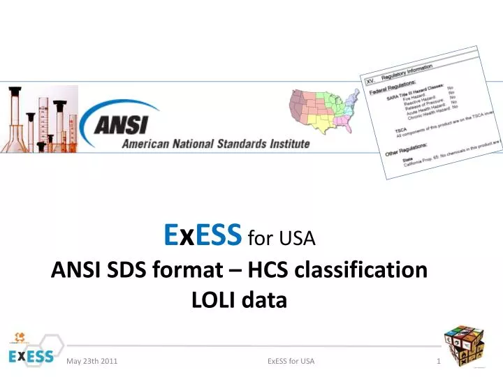 e x ess for usa ansi sds format hcs classification loli data