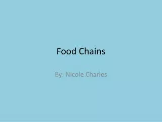 Food Chains